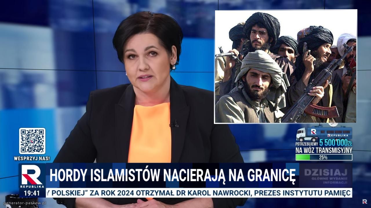 Hordy islamistów nacierają na Granicę