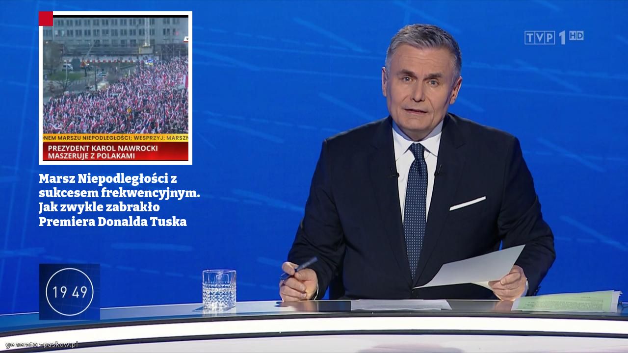 Marsz Niepodległości z sukcesem frekwencyjnym. Jak zwykle zabrakło Premiera Donalda Tuska