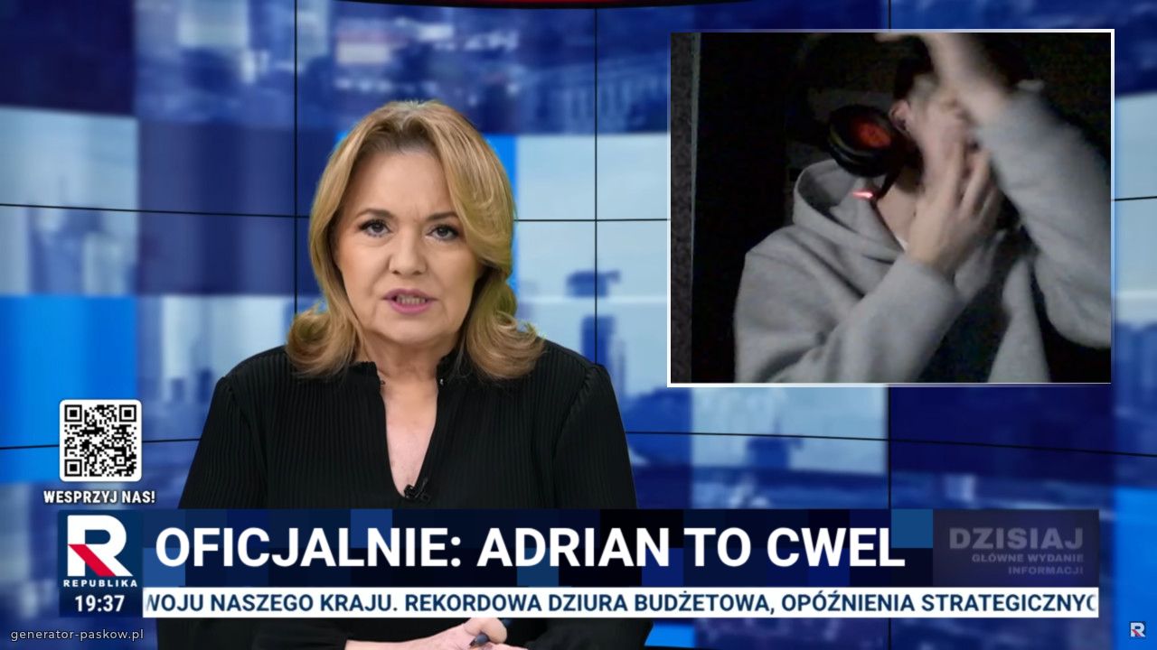 Oficjalnie: Adrian to cwel