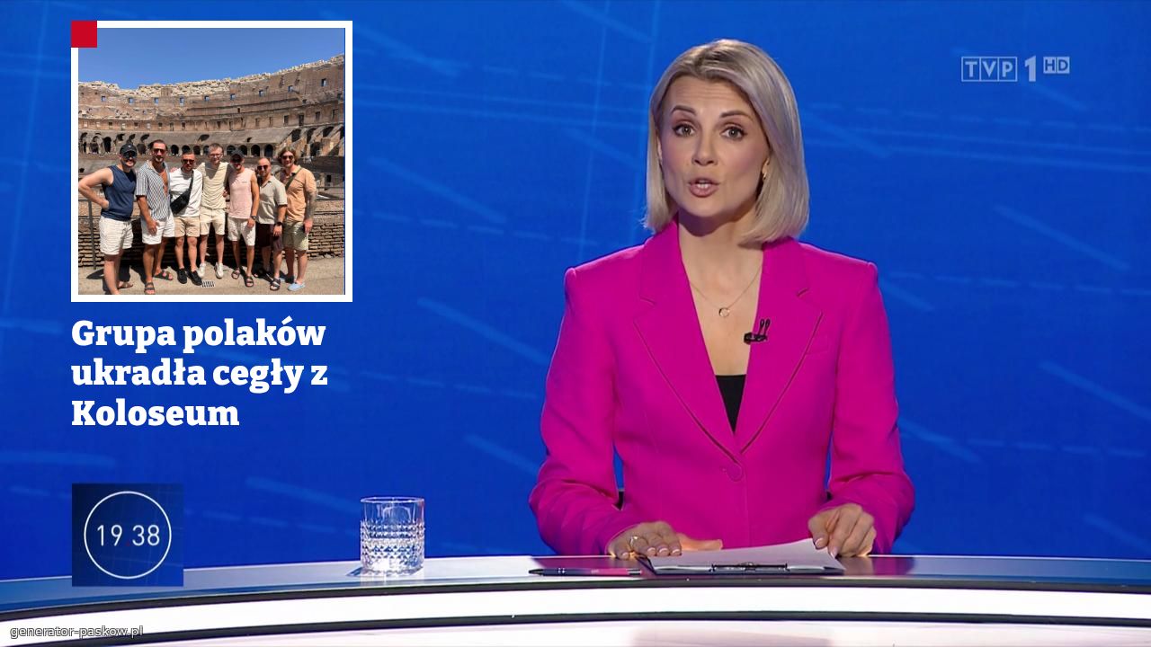 Grupa polaków ukradła cegły z Koloseum