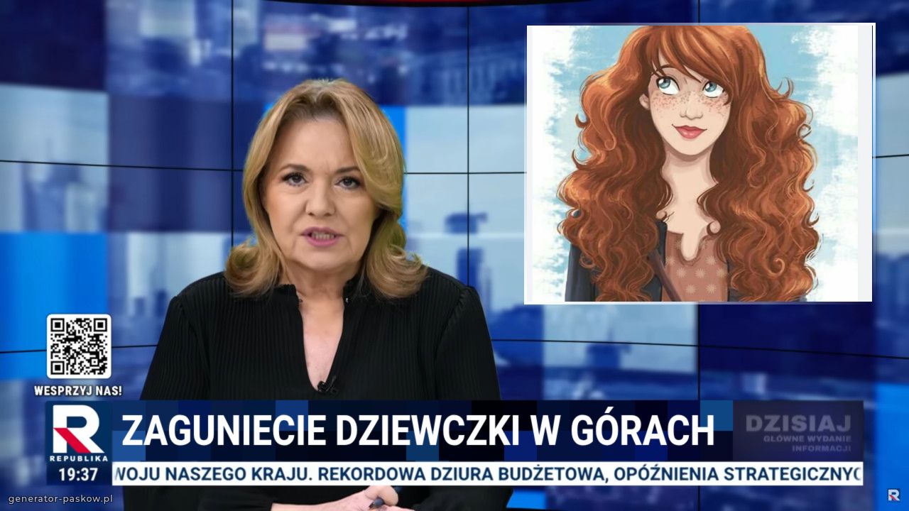 Zaguniecie dziewczki w górach 