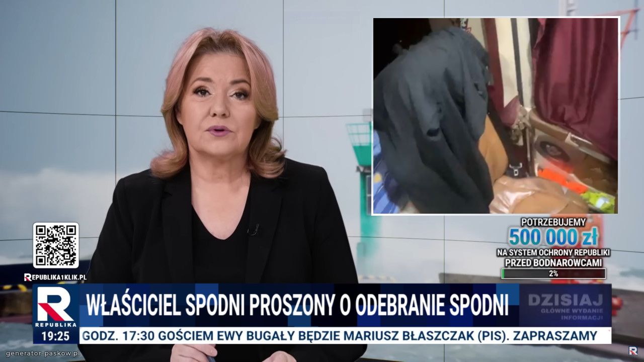 Właściciel spodni proszony o odebranie spodni 