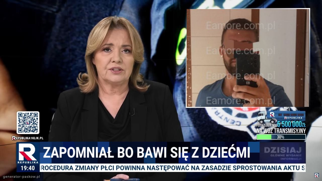 Zapomniał bo bawi się z dziećmi  