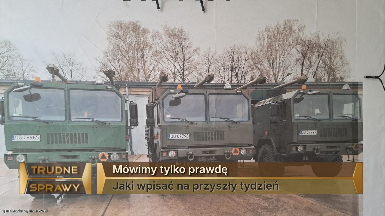 Mówimy tylko prawdę
Jaki wpisać na przyszły tydzień