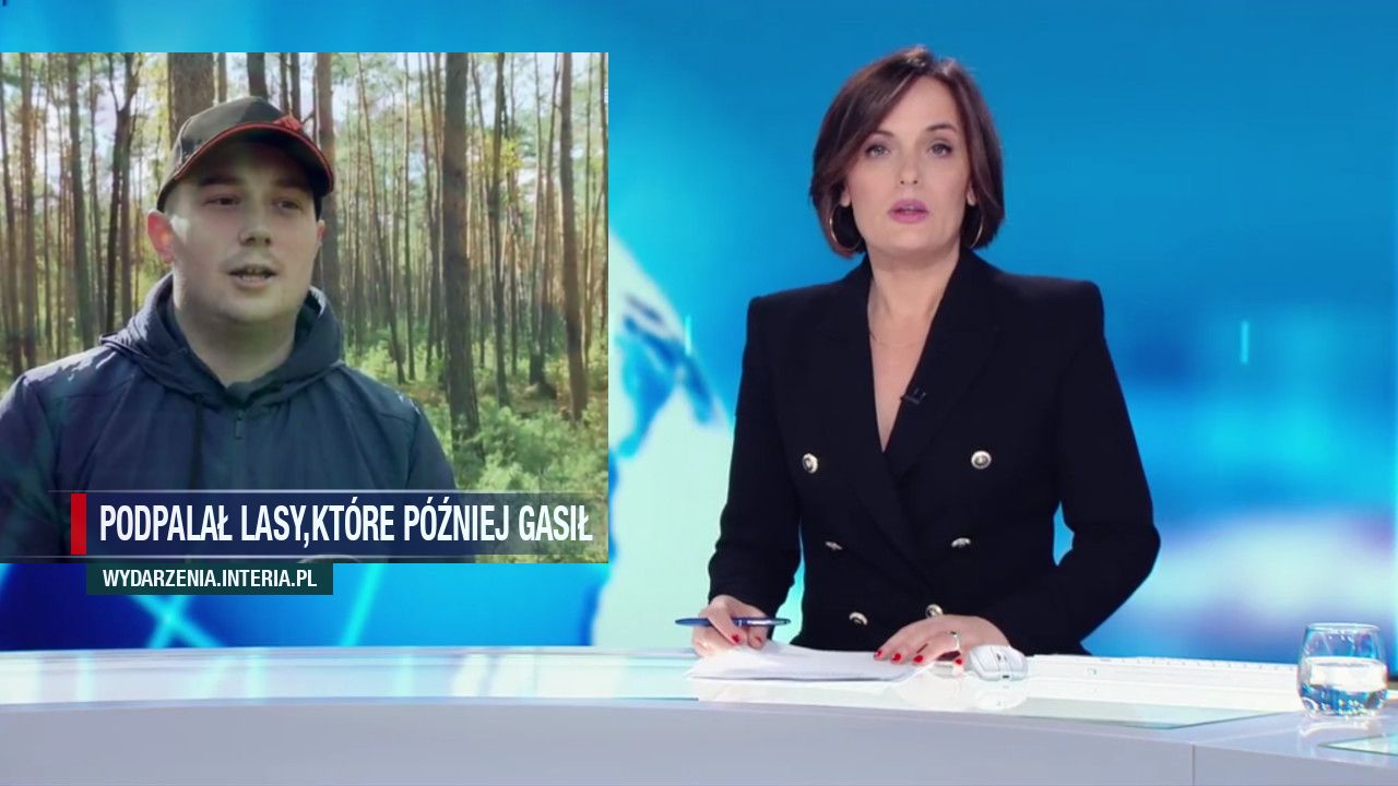 Podpalał lasy,które później gasił 