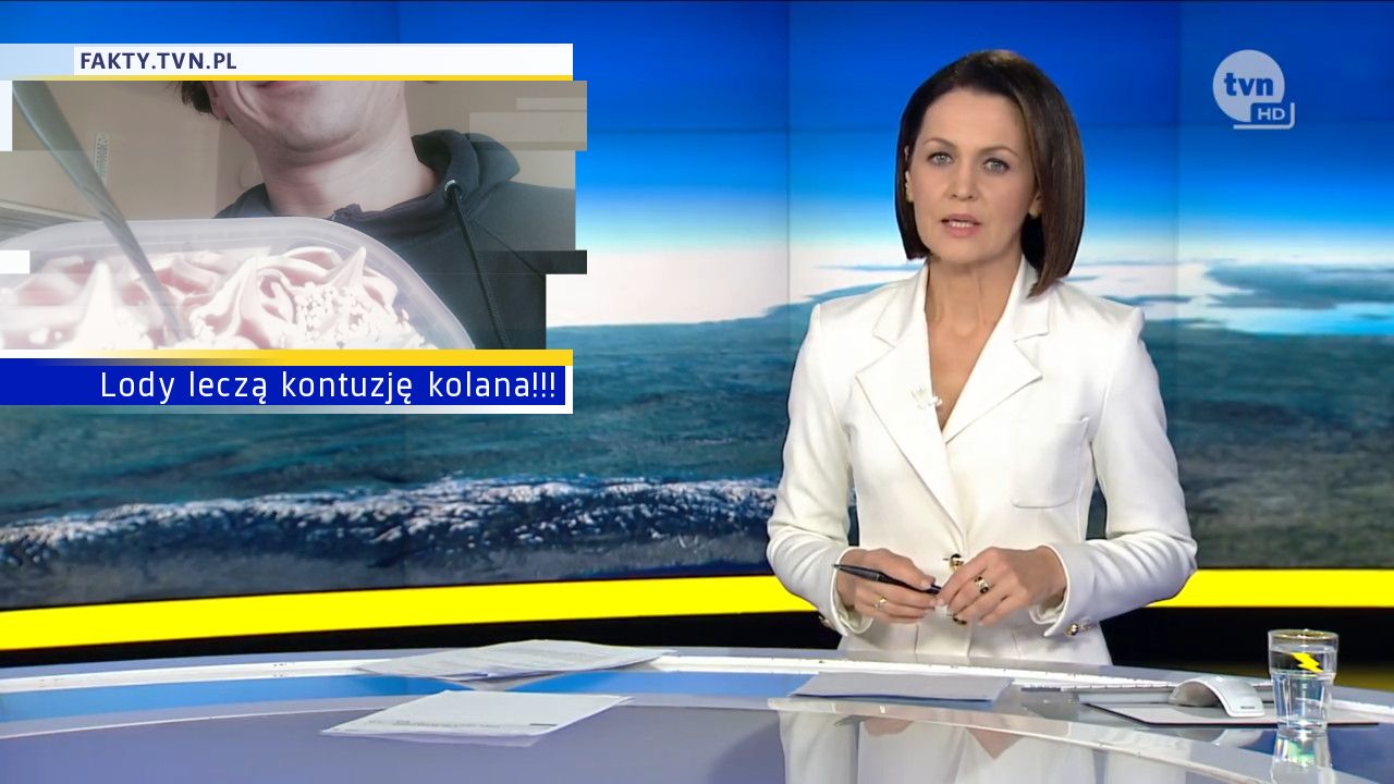 Lody leczą kontuzję kolana!!!