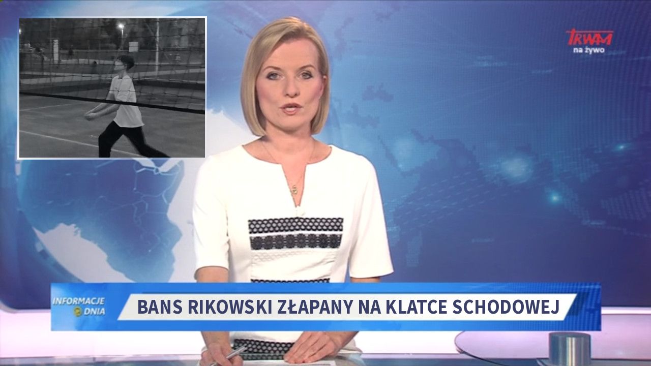 BANS RIKOWSKI ZŁAPANY NA KLATCE SCHODOWEJ 