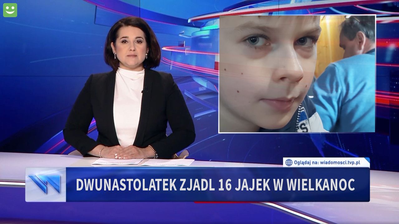 Dwunastolatek zjadl 16 jajek w wielkanoc