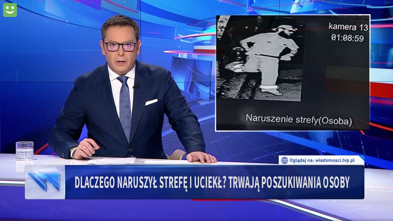 Dlaczego naruszył strefę i uciekł? Trwają poszukiwania osoby