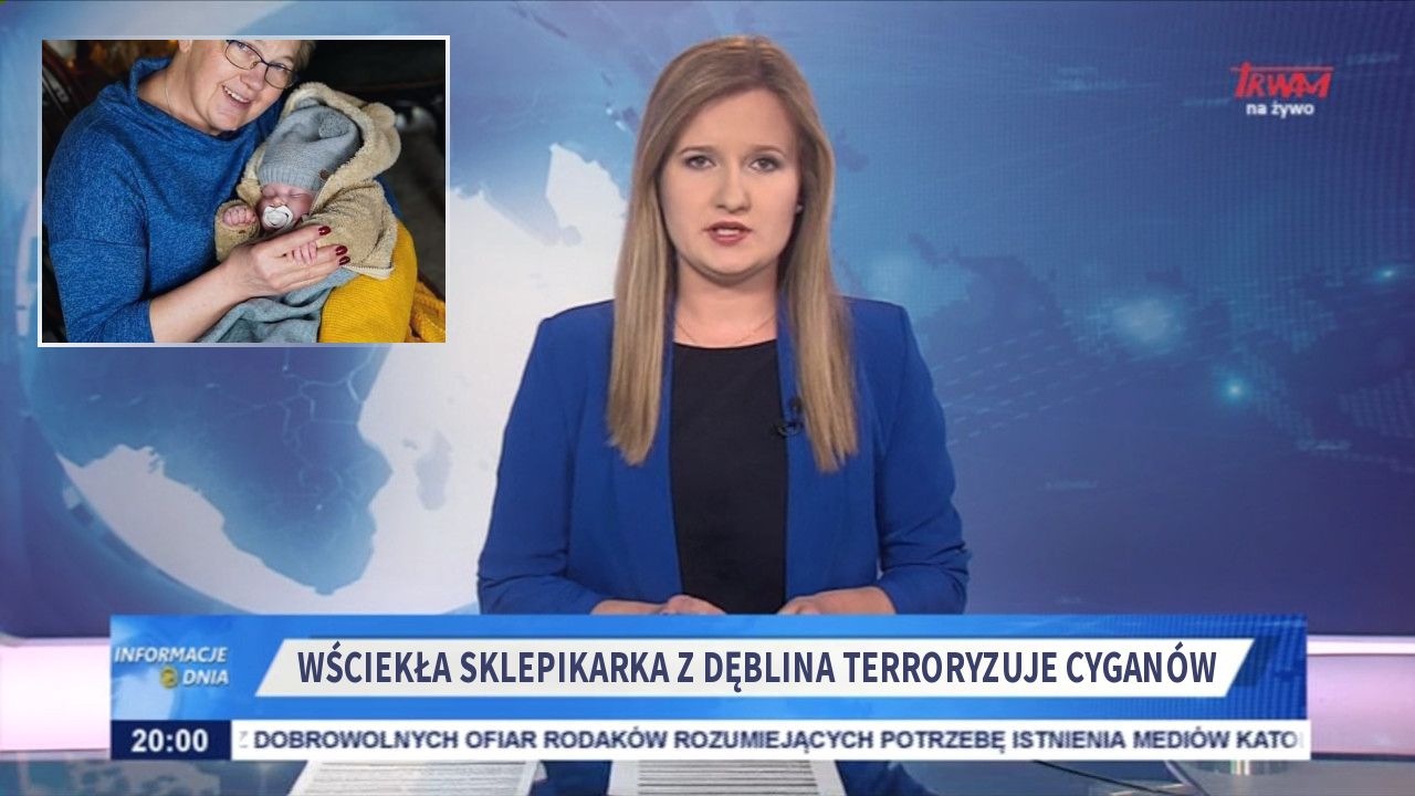 Wściekła sklepikarka z Dęblina terroryzuje cyganów 