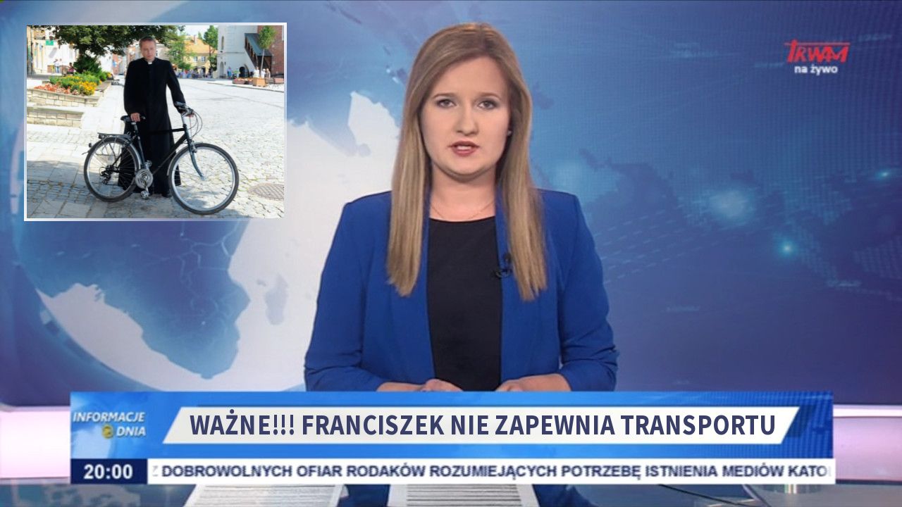 Ważne!!! franciszek nie zapewnia transportu