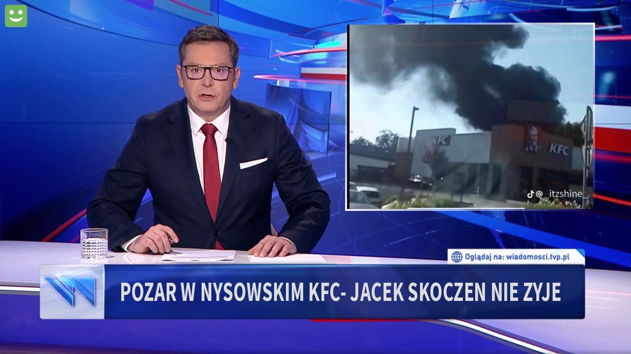 pozar w nysowskim kfc- jacek skoczen nie zyje