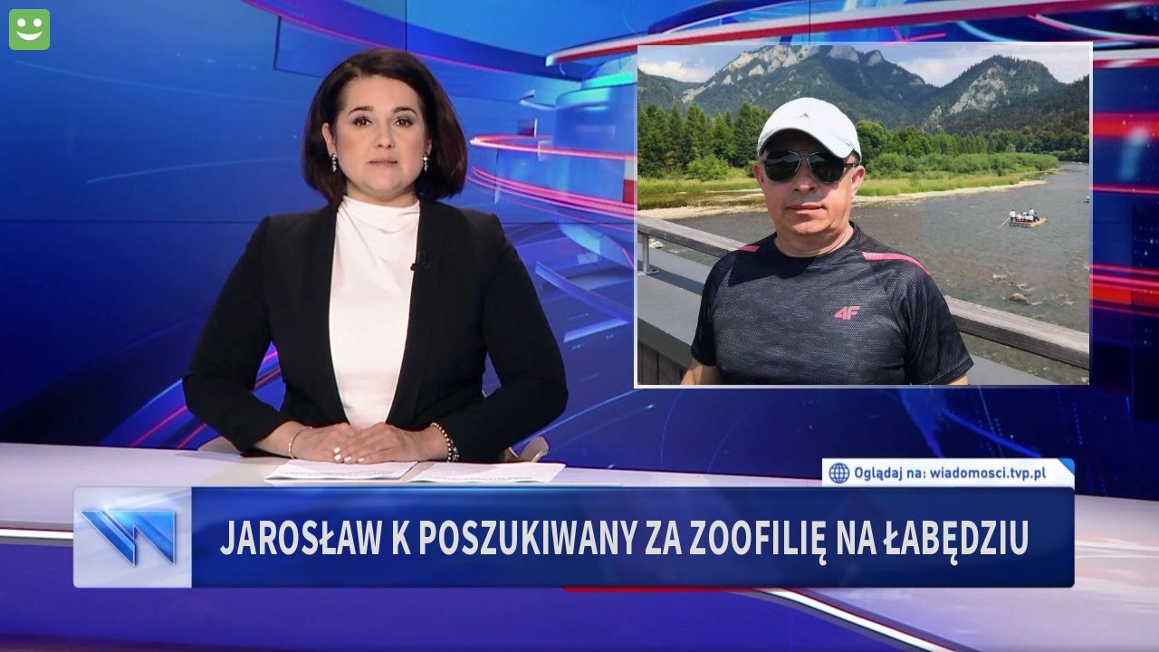 Jarosław K poszukiwany za zoofilię na łabędziu 