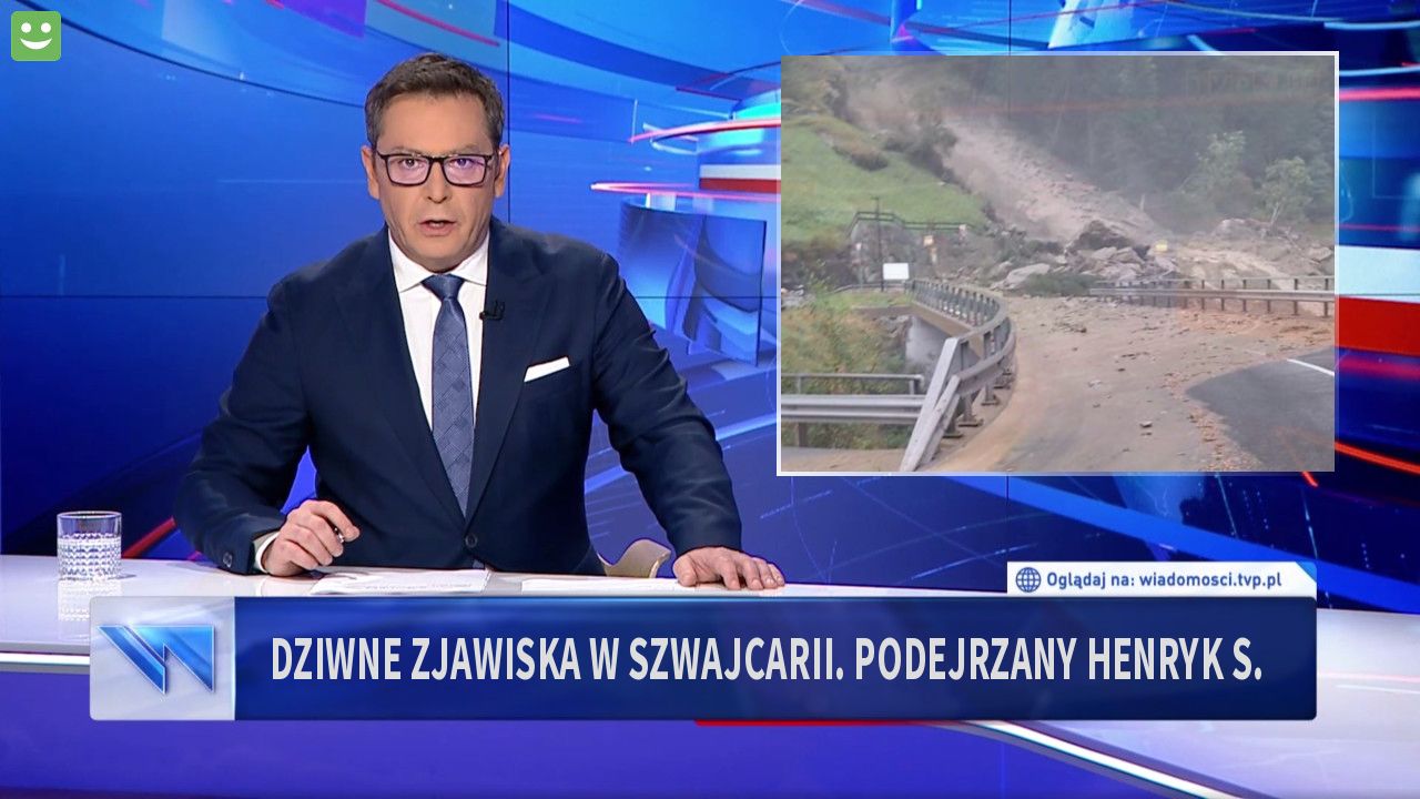 Dziwne zjawiska w Szwajcarii. Podejrzany Henryk S.