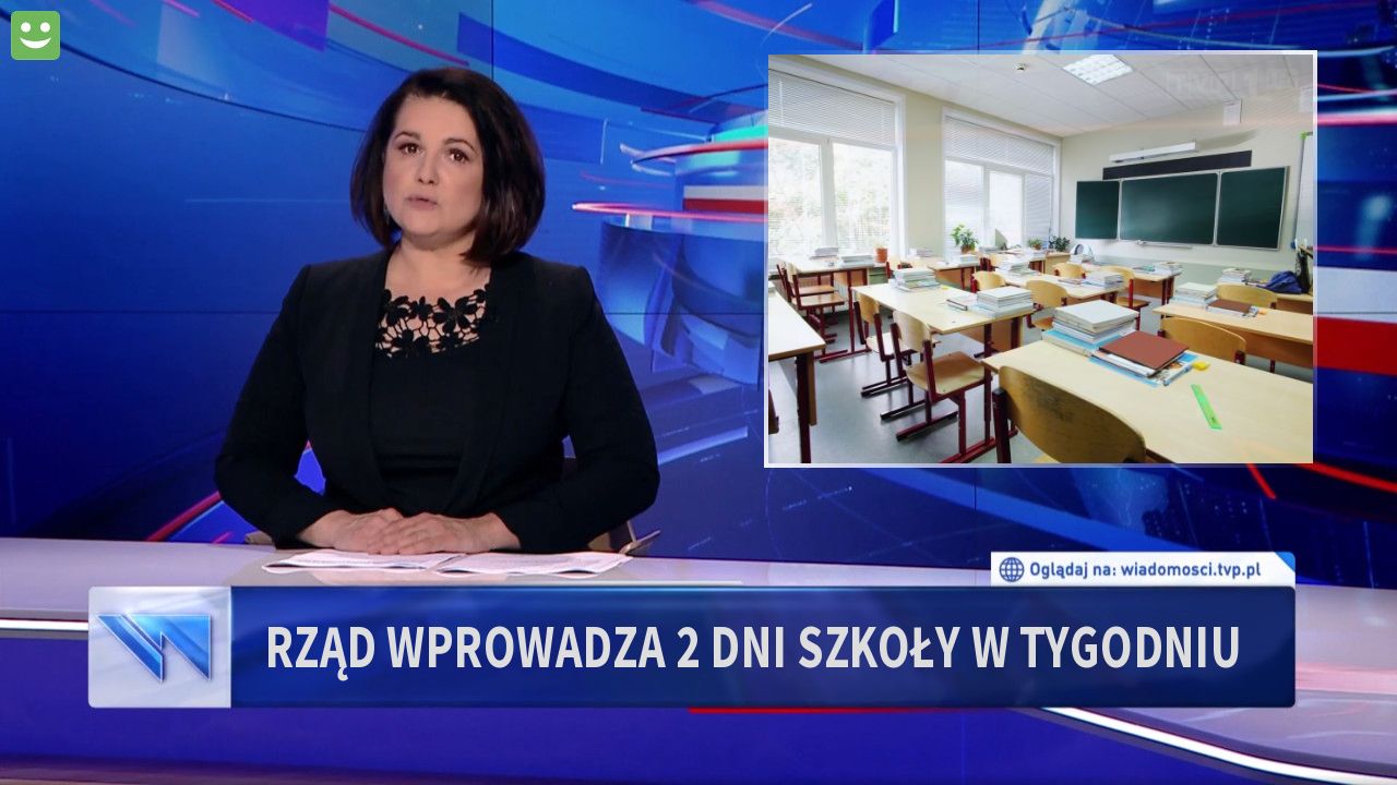 Rząd wprowadza 2 dni szkoły w tygodniu 