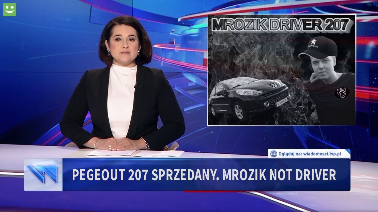 Pegeout 207 sprzedany. Mrozik not driver