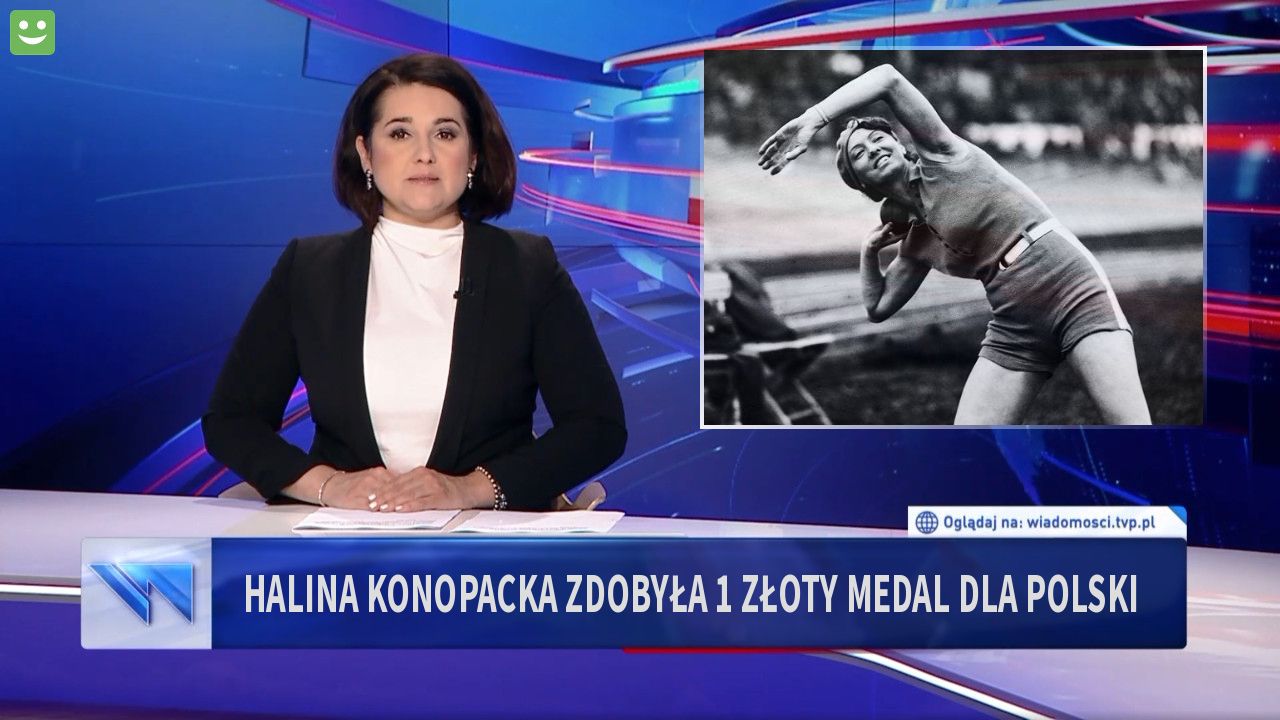 Halina Konopacka zdobyła 1 złoty medal dla polski