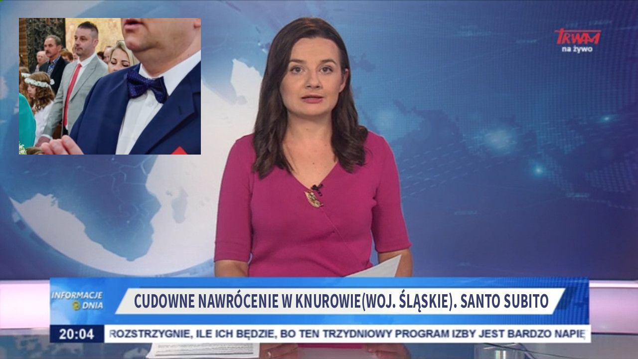 Cudowne nawrócenie w Knurowie(woj. Śląskie). Santo Subito 