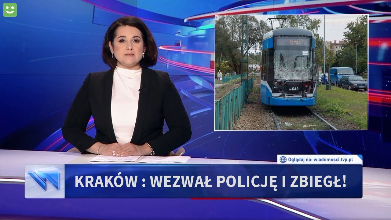 Kraków : wezwał policję i zbiegł! 