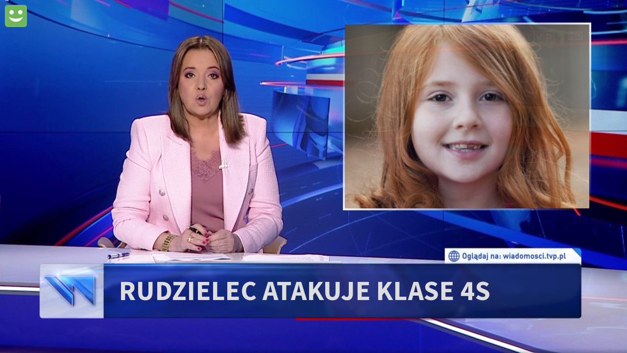 rudzielec atakuje klase 4s