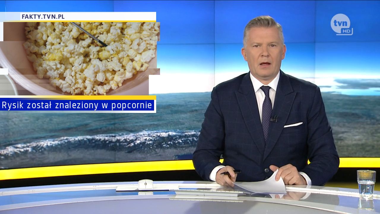 Rysik został znaleziony w popcornie