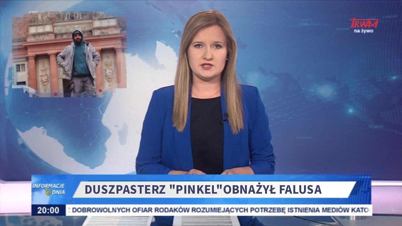 Duszpasterz "PINKEL"obnażył falusa