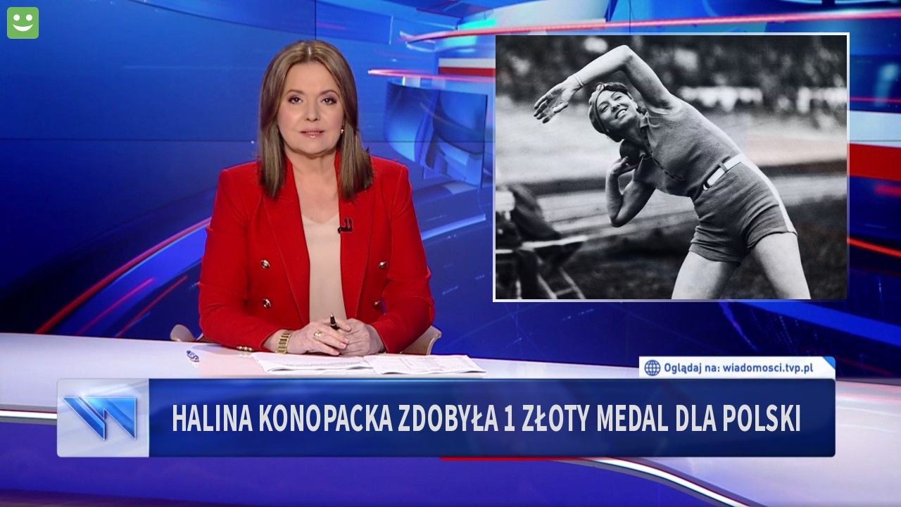 Halina Konopacka zdobyła 1 złoty medal dla polski