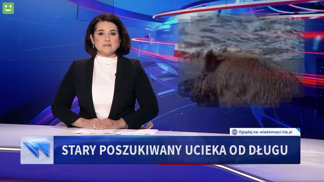 Stary poszukiwany ucieka od długu 