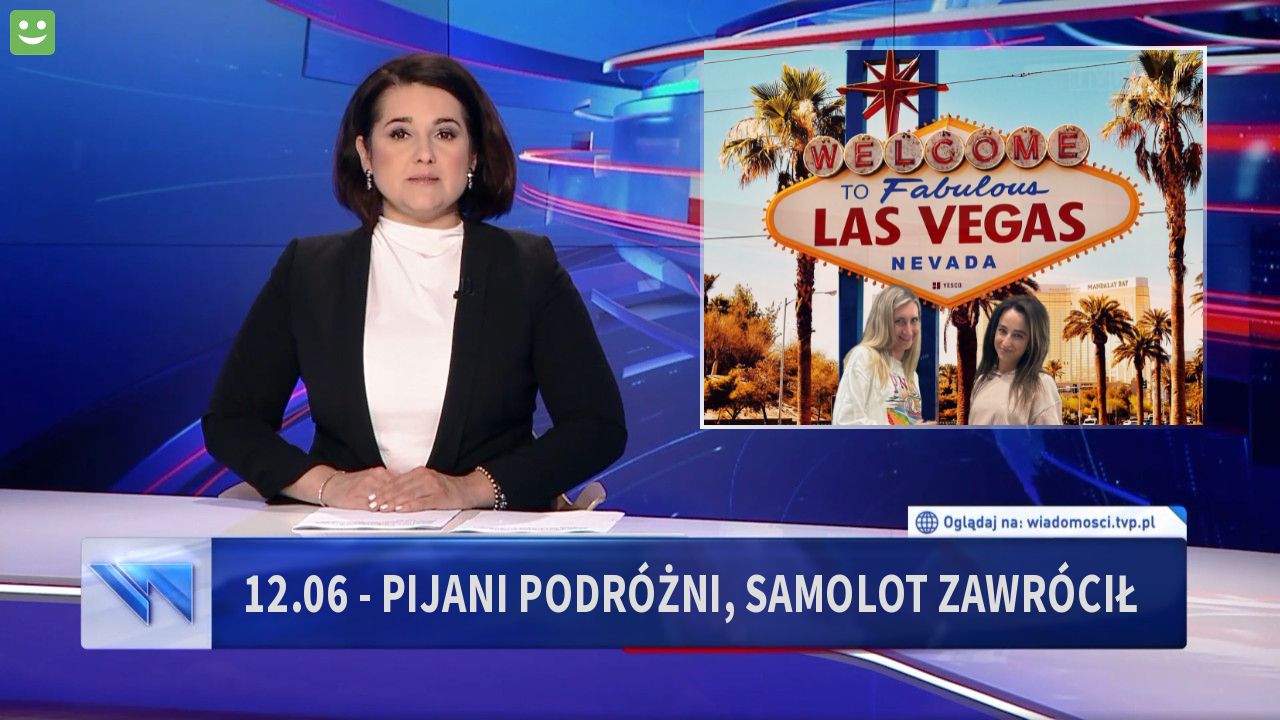 12.06 - pijani podróżni, samolot zawrócił