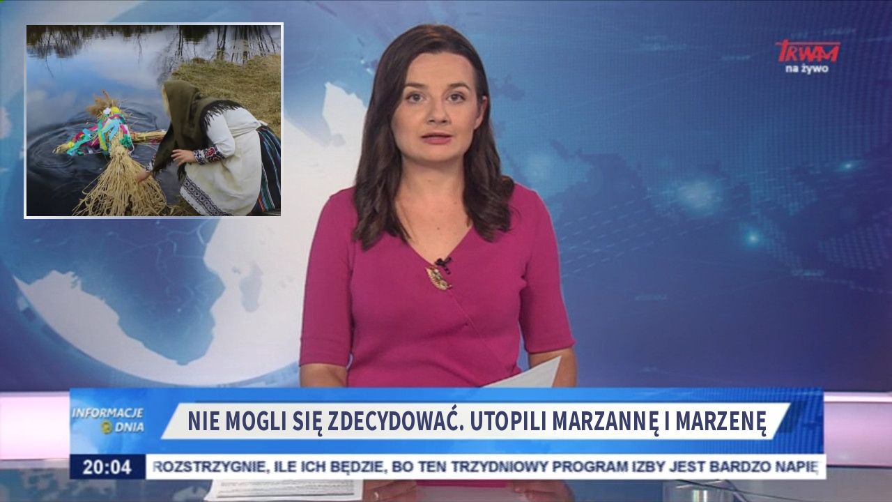 NIE MOGLI SIĘ ZDECYDOWAĆ. UTOPILI MARZANNĘ I MARZENĘ