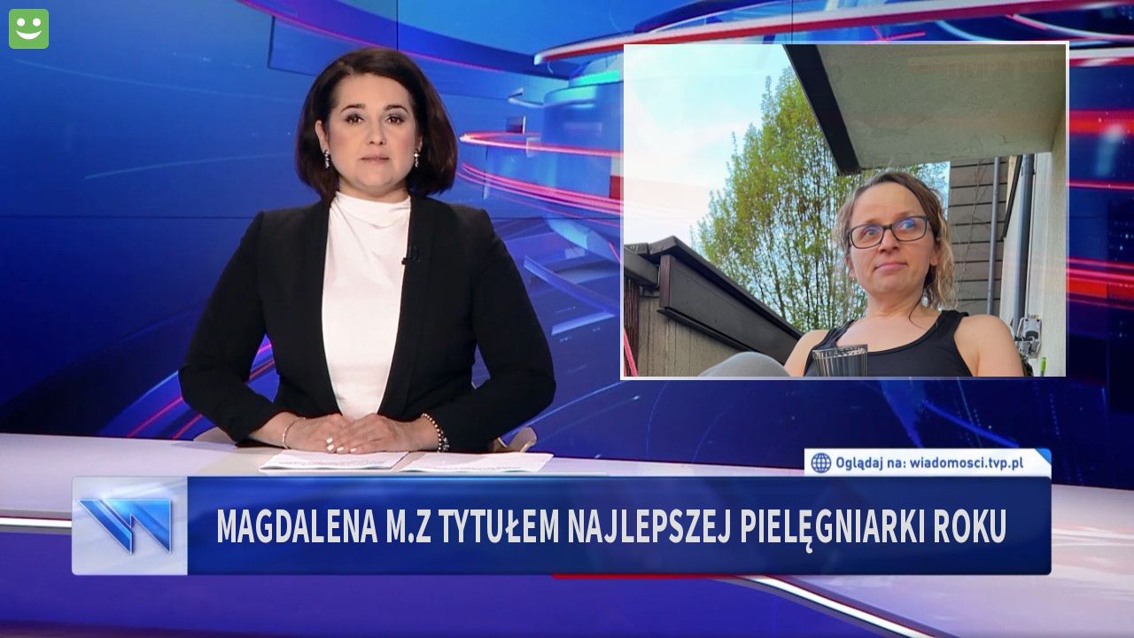 Magdalena M.z tytułem najlepszej pielęgniarki roku