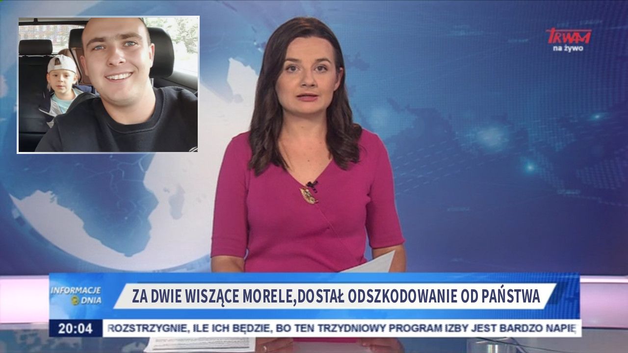 Za dwie wiszące morele,dostał odszkodowanie od państwa