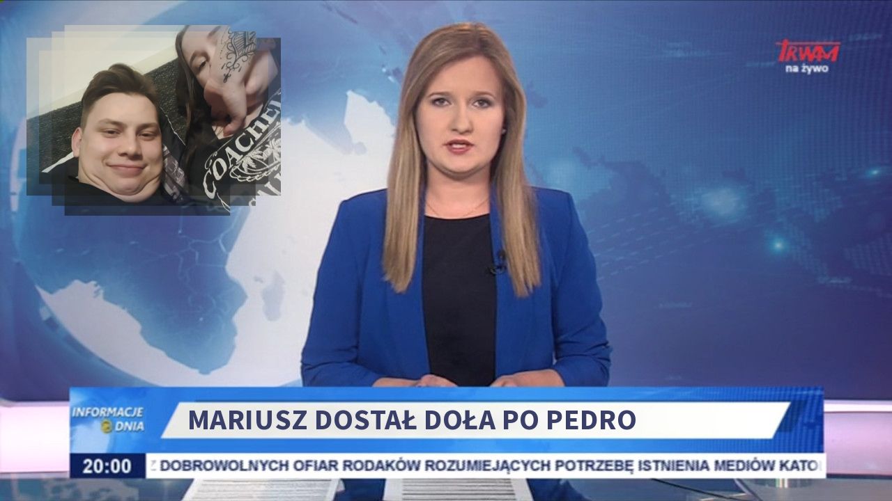 Mariusz dostał doła po pedro