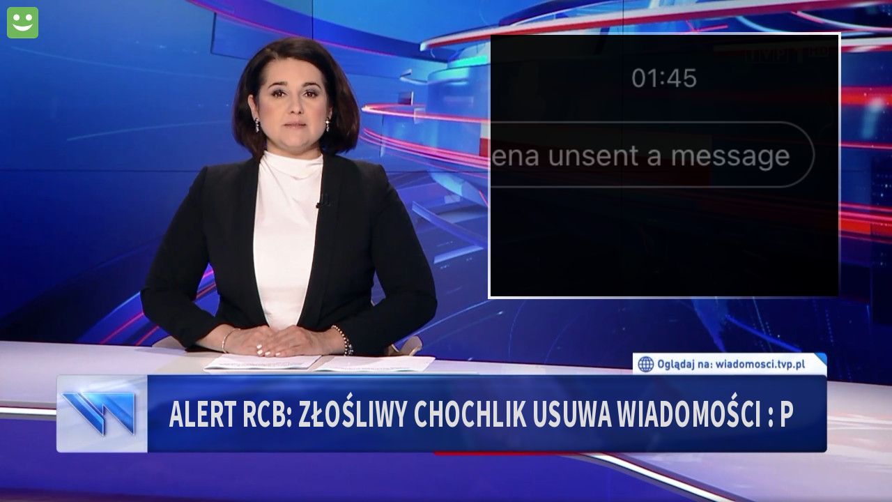 Alert RCB: Złośliwy chochlik usuwa wiadomości : P