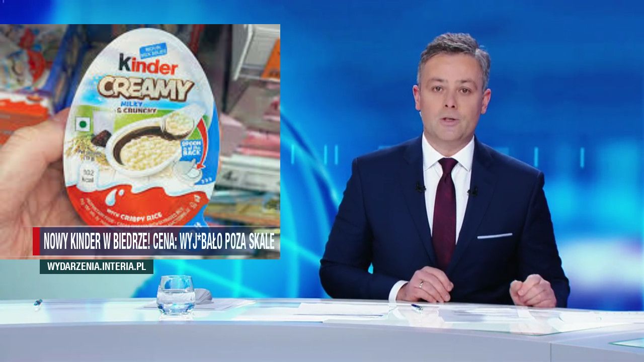 Nowy kinder w biedrze! cena: wyj*bało poza skale