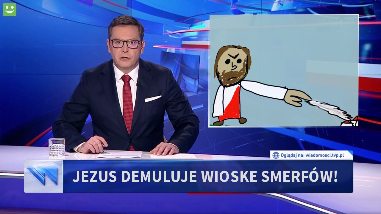 jezus demuluje wioske smerfów!