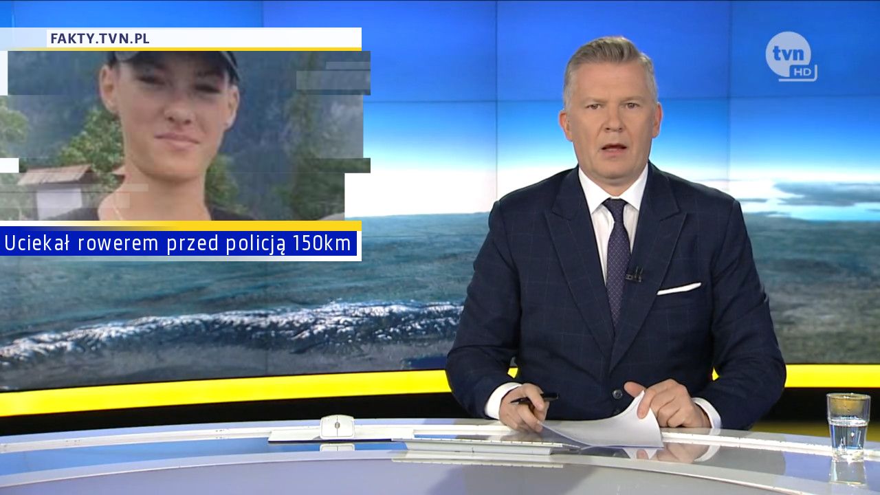 Uciekał rowerem przed policją 150km