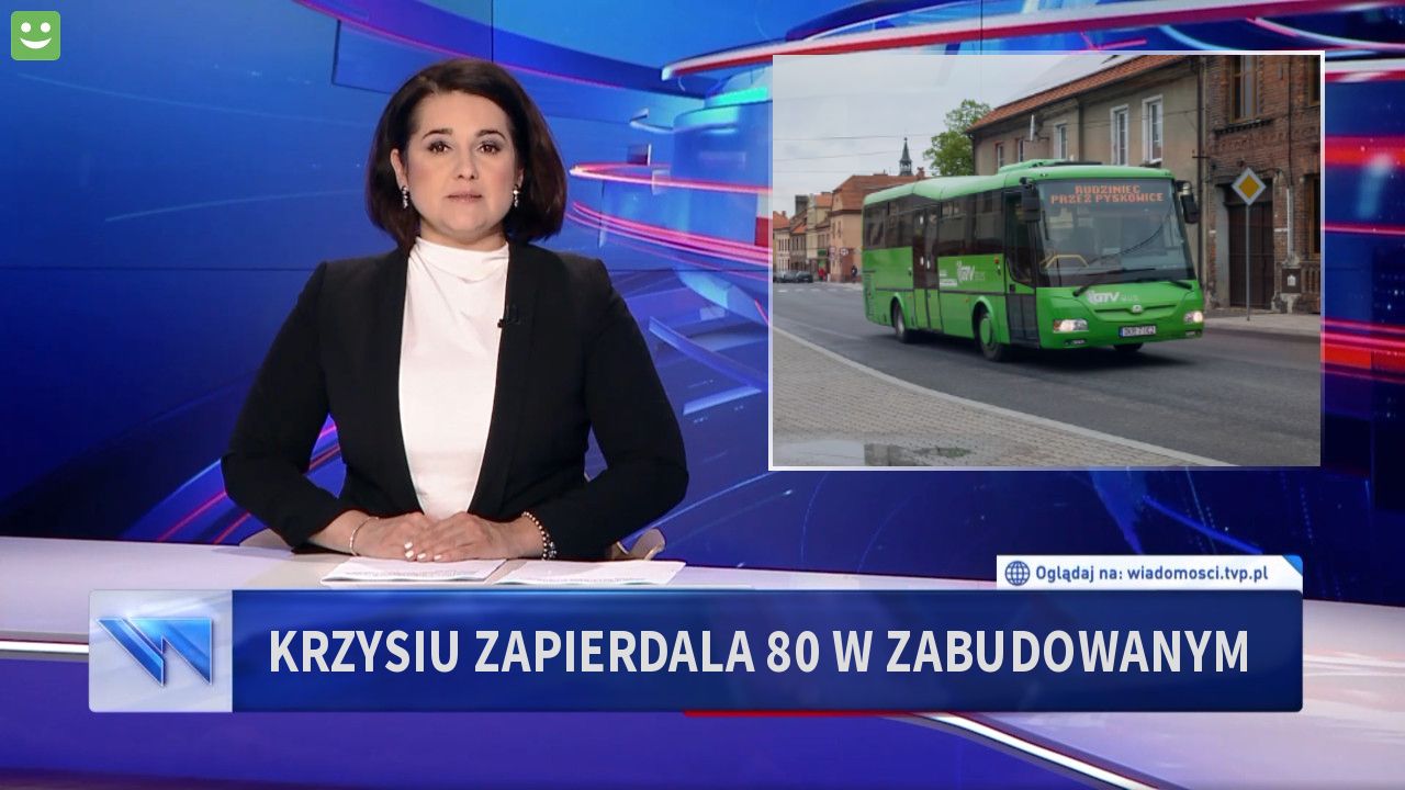 krzysiu zapierdala 80 w zabudowanym