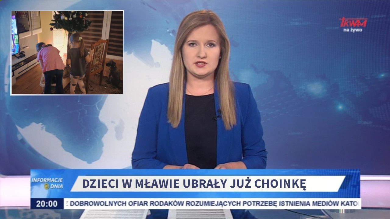 Dzieci w Mławie ubrały już choinkę