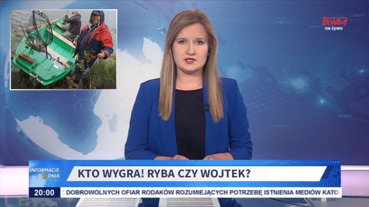 Kto wygra! Ryba czy Wojtek? 