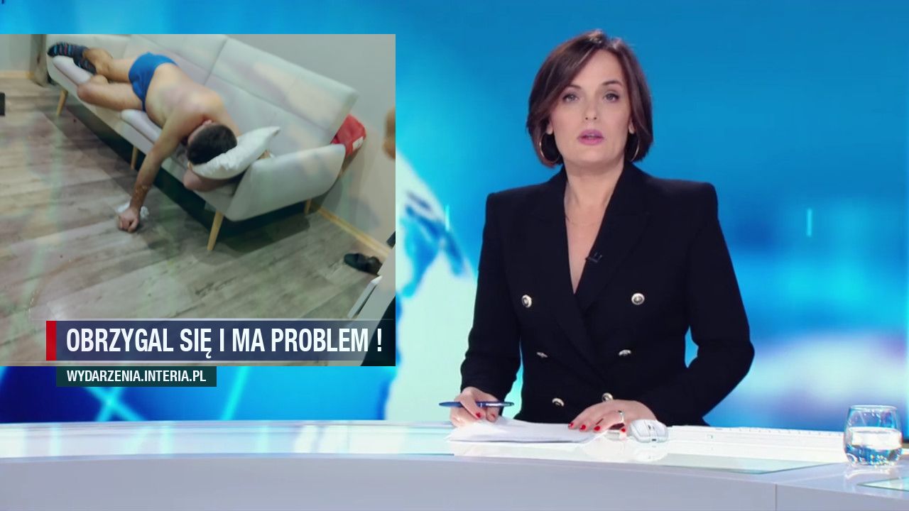 Obrzygal się i ma problem !