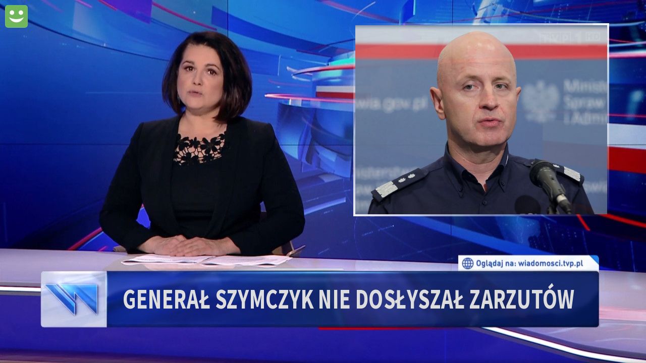 Generał Szymczyk nie dosłyszał zarzutów