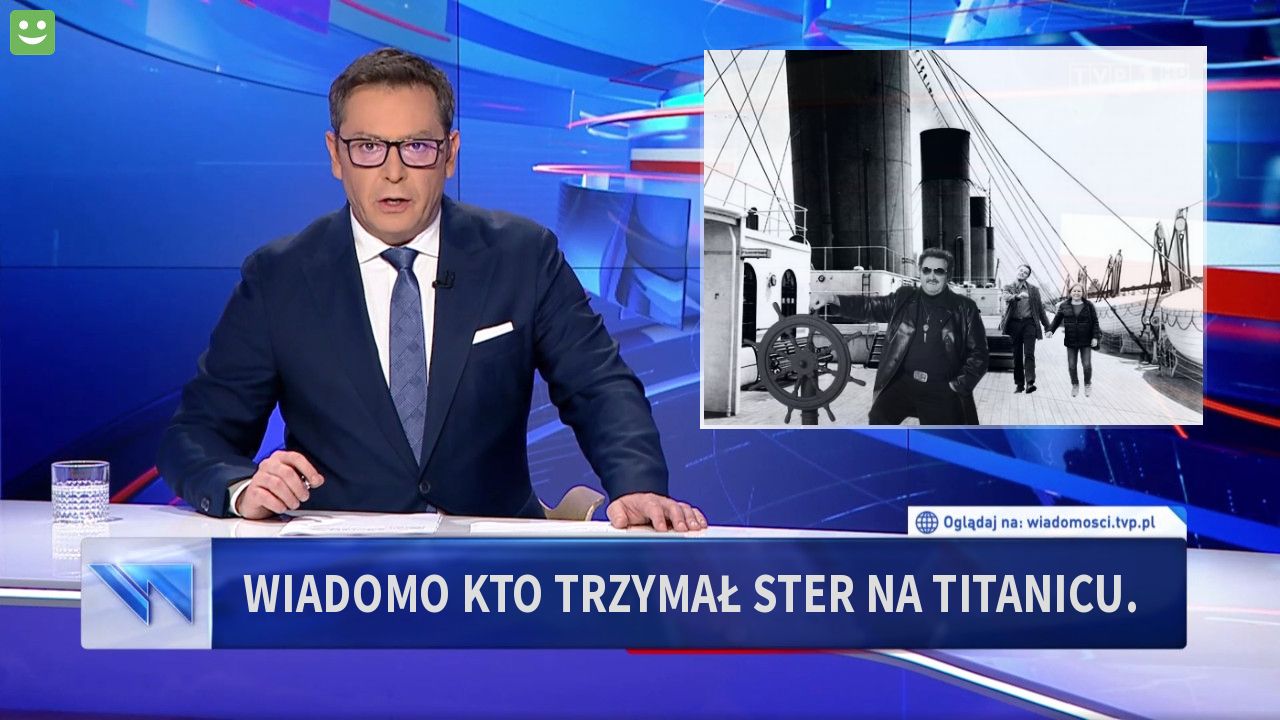 Wiadomo kto trzymał ster na Titanicu.