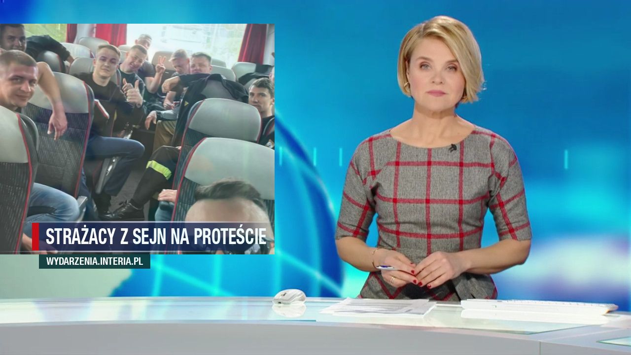 STRAŻACY Z SEJN NA PROTEŚCIE 