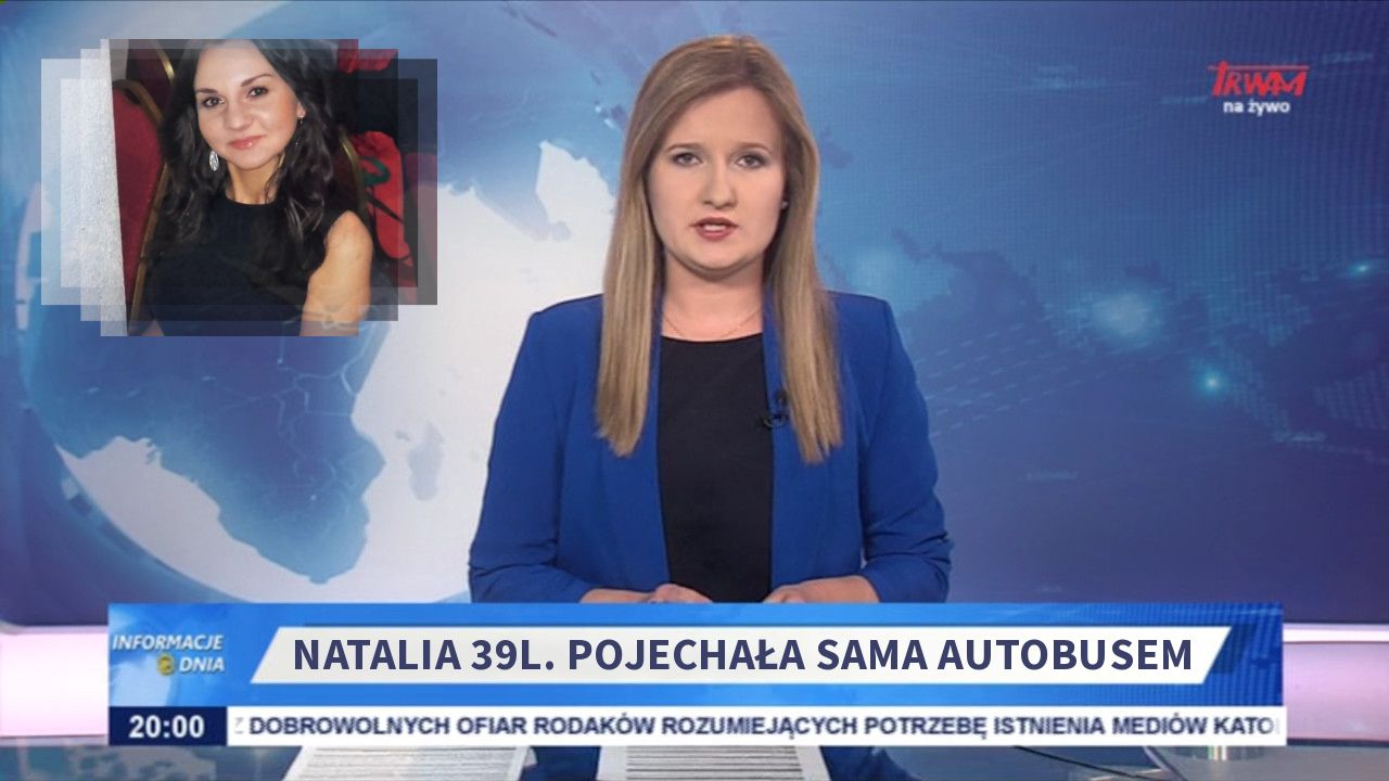 Natalia 39l. Pojechała sama autobusem