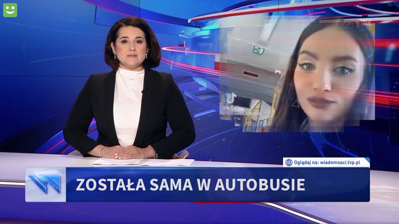 Została sama w autobusie