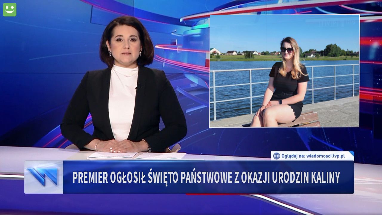 Premier ogłosił święto państwowe z okazji urodzin kaliny