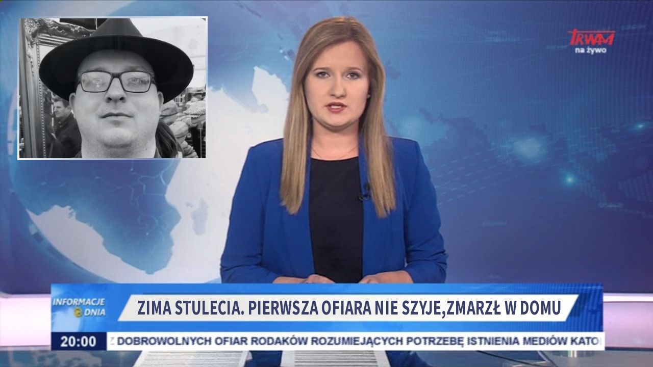 Zima stulecia. Pierwsza ofiara  nie szyje,zmarzł w domu