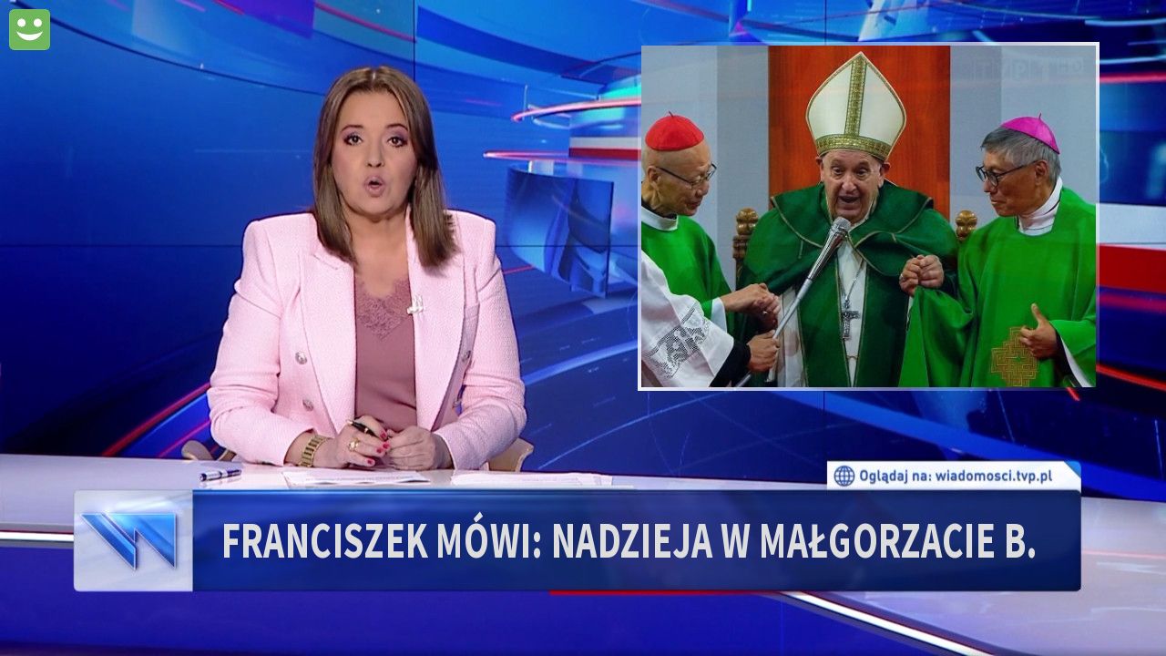 franciszek mówi: nadzieja w małgorzacie b.