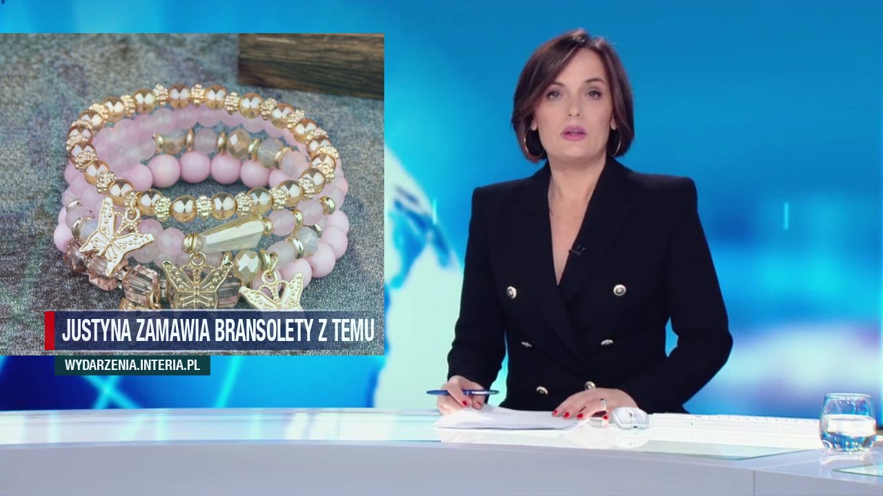 Justyna zamawia bransolety z temu